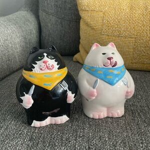 Cat Salt and Pepper Shakers 1992